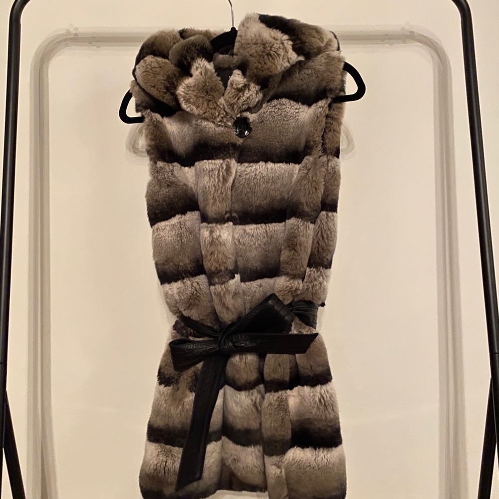 Beautiful Rabbit Fur Vest from Harrod’s UK - Small
